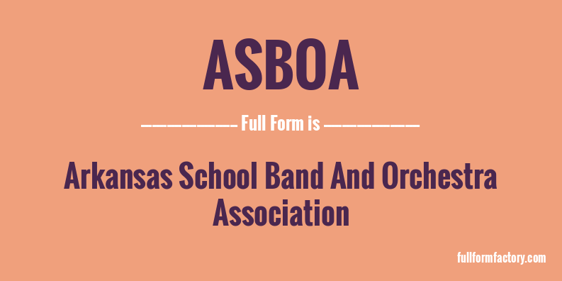 asboa-full-form