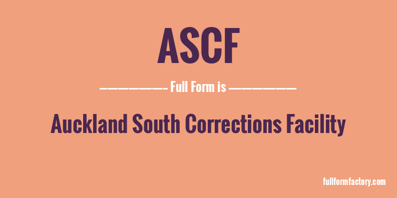 ascf-full-form