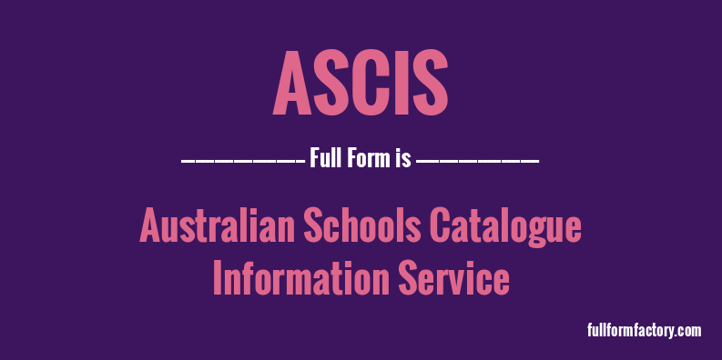 ascis-full-form