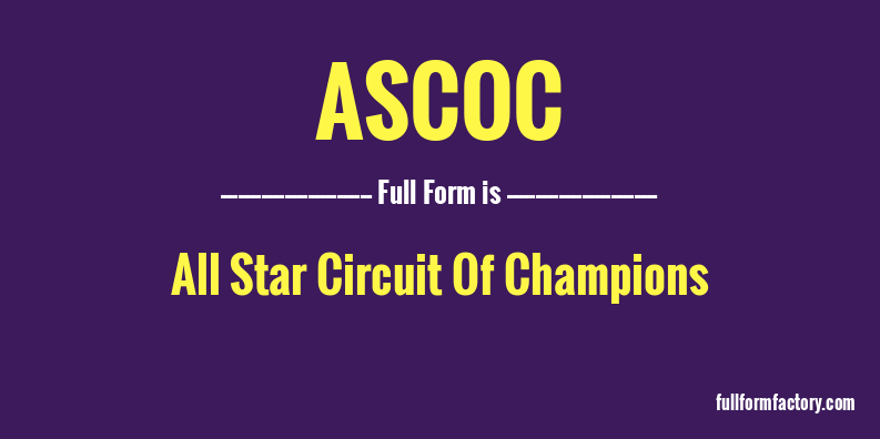 ascoc-full-form