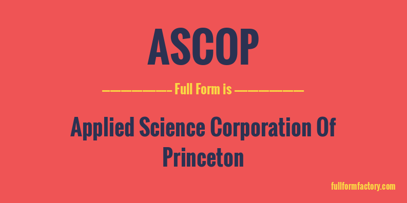 ascop-full-form