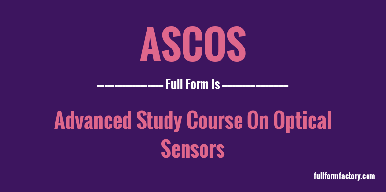 ascos-full-form