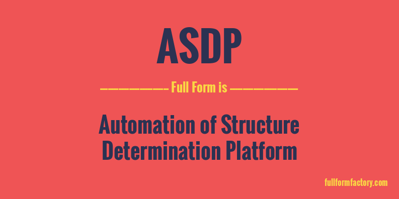 asdp-full-form