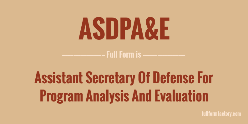 asdpa&e-full-form