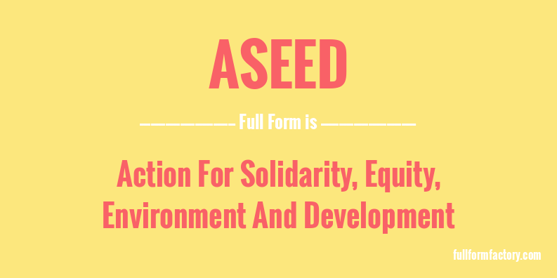 aseed-full-form