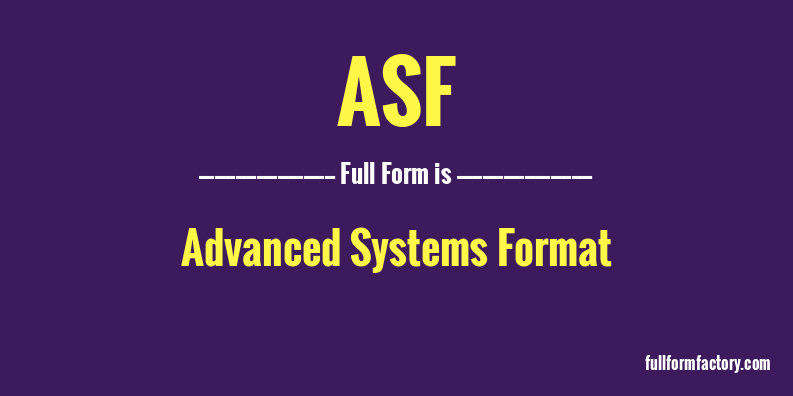 asf-full-form