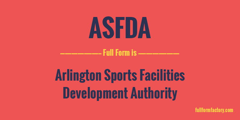 asfda-full-form