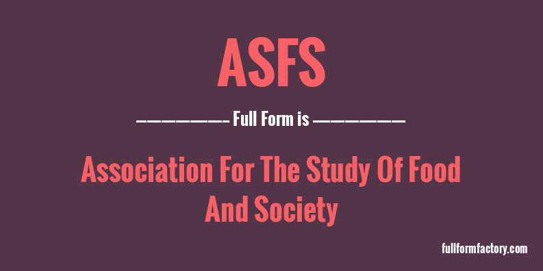 asfs-full-form