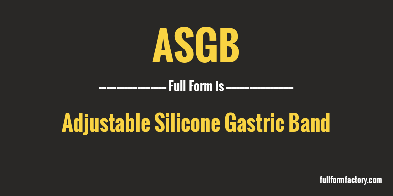 asgb-full-form