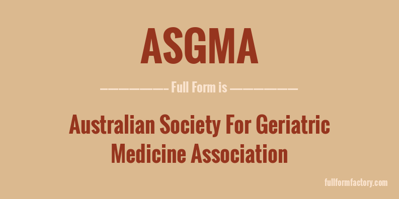 asgma-full-form