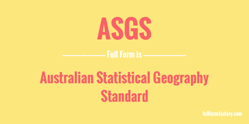 asgs-full-form