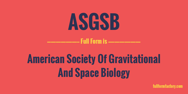 asgsb-full-form