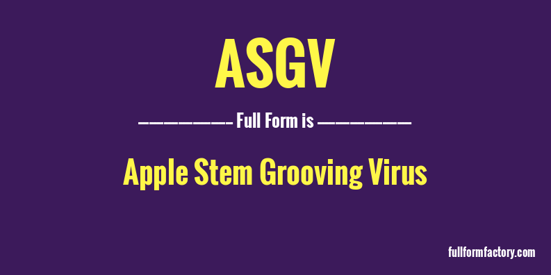 asgv-full-form