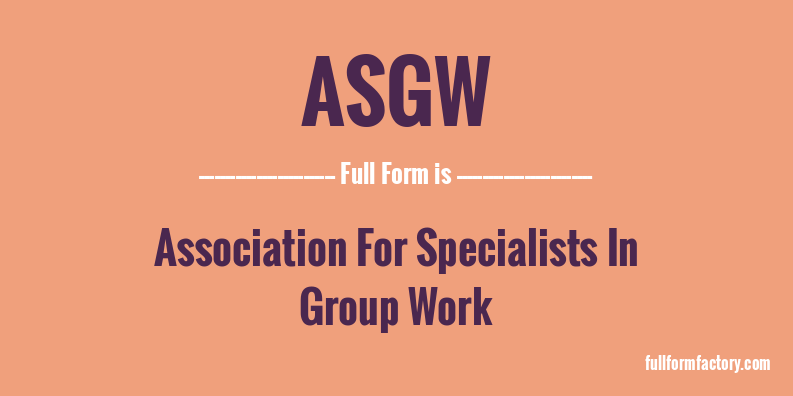 asgw-full-form