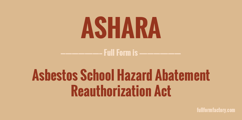 ashara-full-form