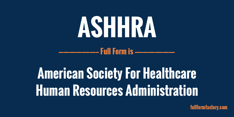 ashhra-full-form