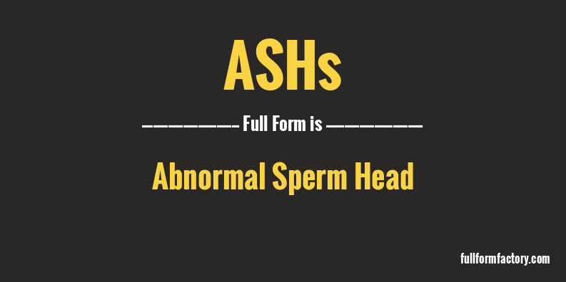 ashs-full-form