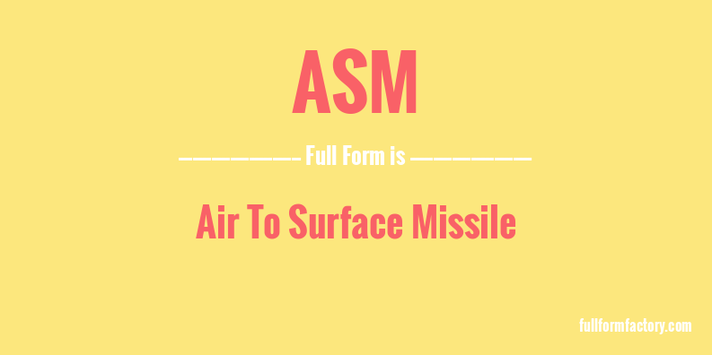 asm-full-form