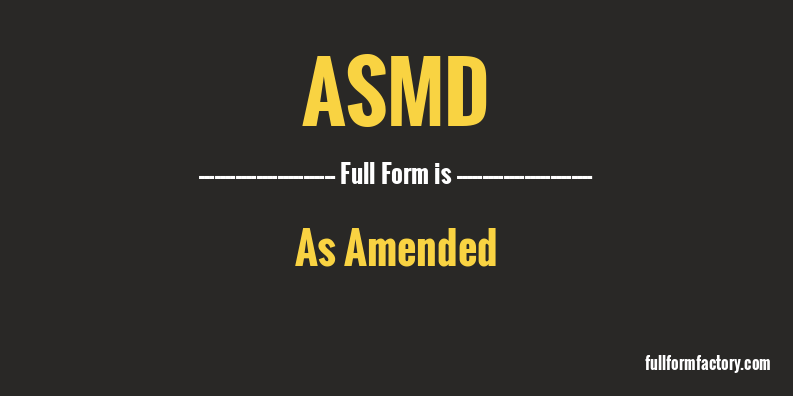 asmd-full-form