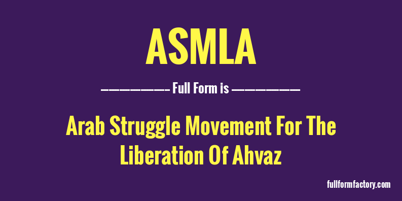 asmla-full-form