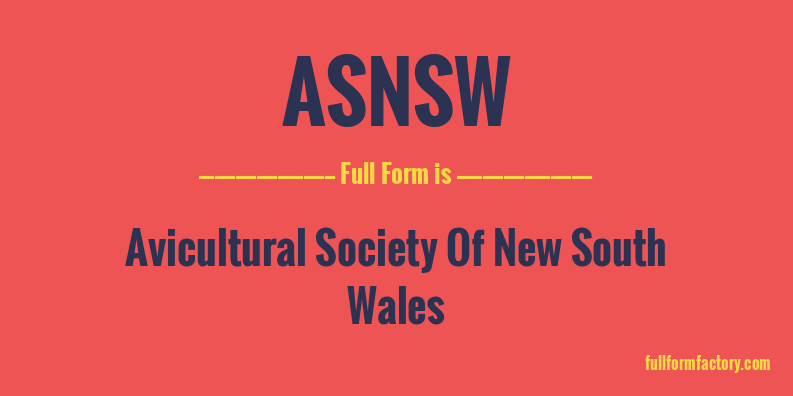 asnsw-full-form