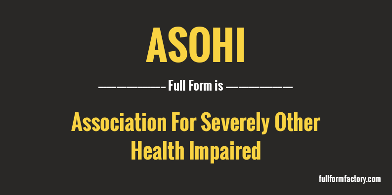asohi-full-form