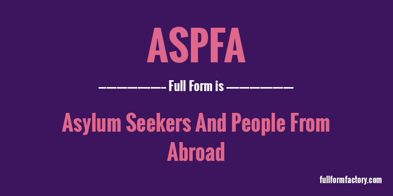 aspfa-full-form