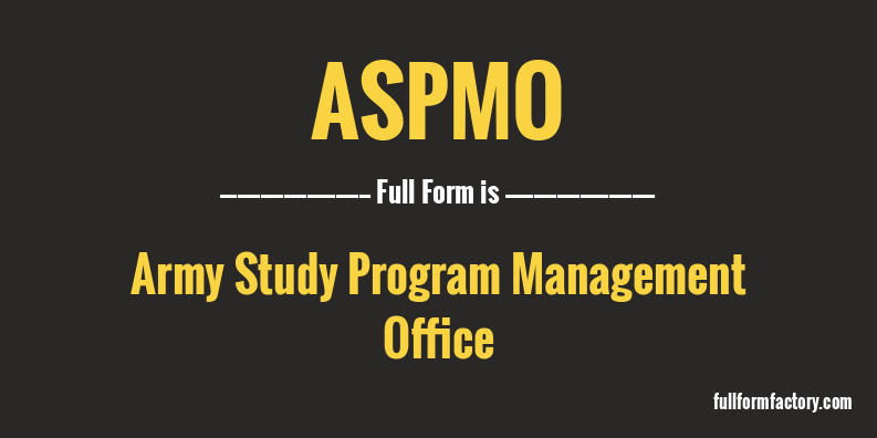 aspmo-full-form