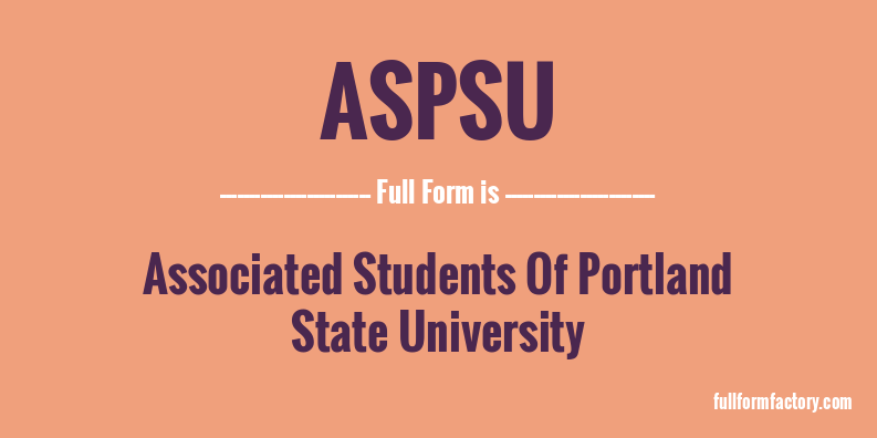 aspsu-full-form