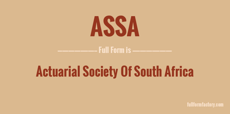 assa-full-form