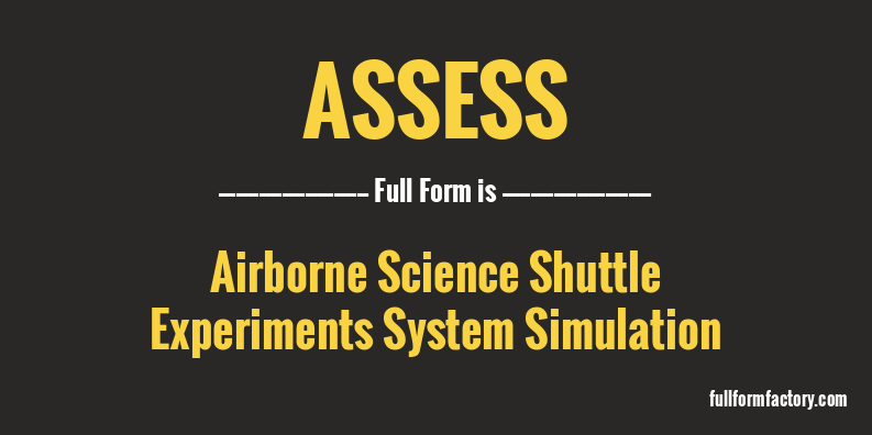 assess-full-form