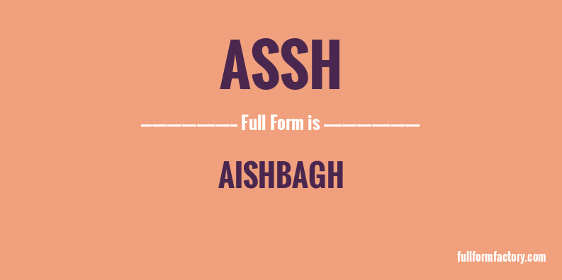 assh-full-form