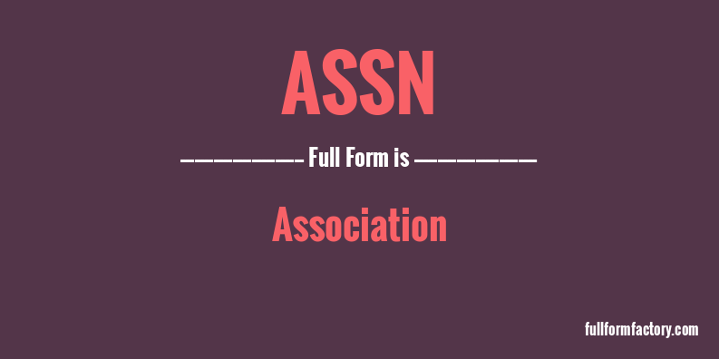 assn-full-form