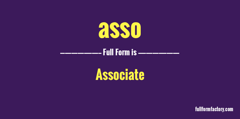 asso-full-form