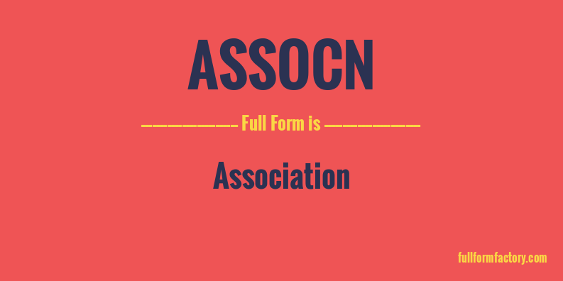 assocn-full-form