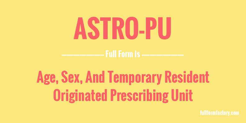 astro-pu-full-form