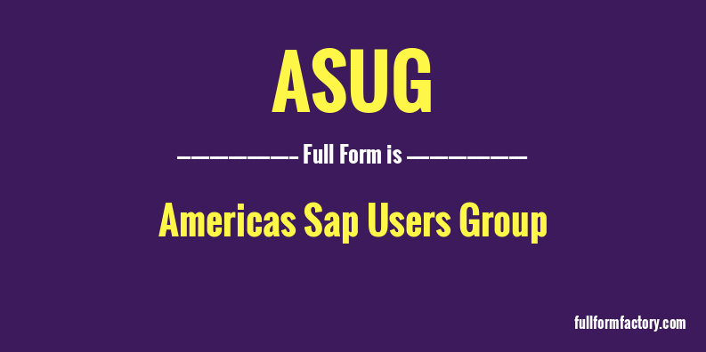asug-full-form