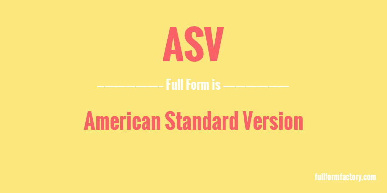 asv-full-form