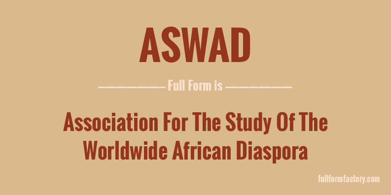 aswad-full-form