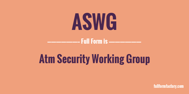 aswg-full-form