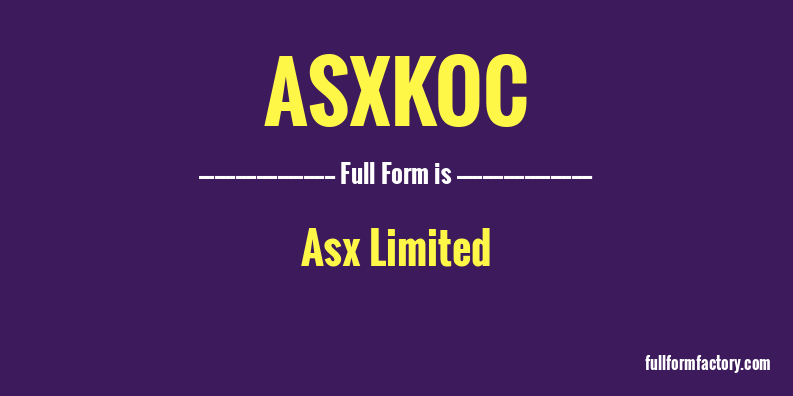 asxkoc-full-form