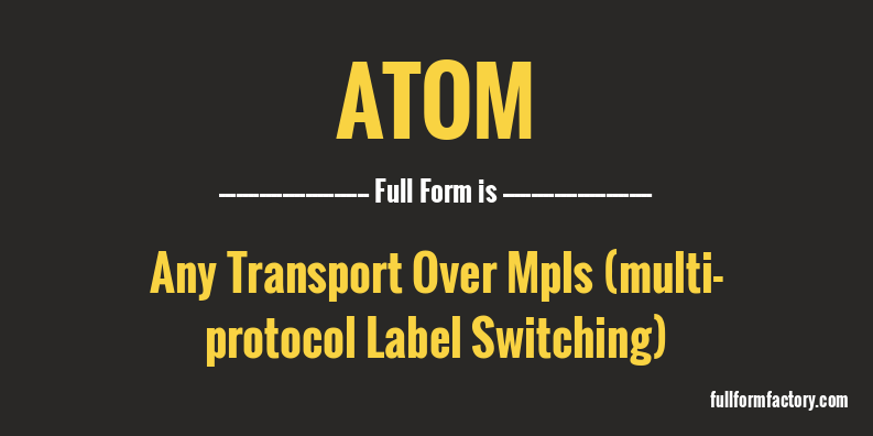 atom-full-form