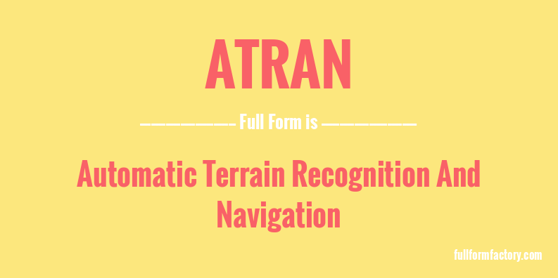 atran-full-form