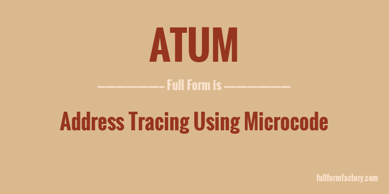 atum-full-form