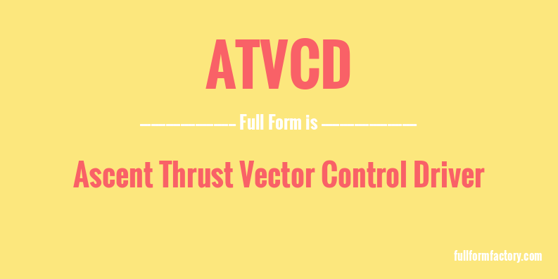 atvcd-full-form