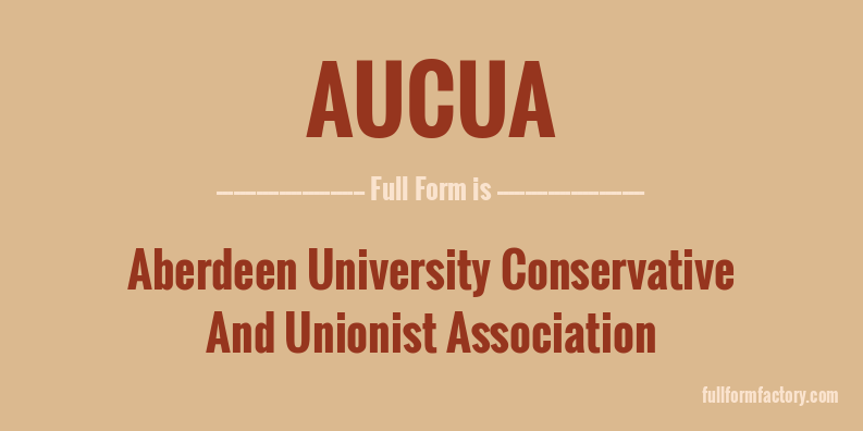 aucua-full-form