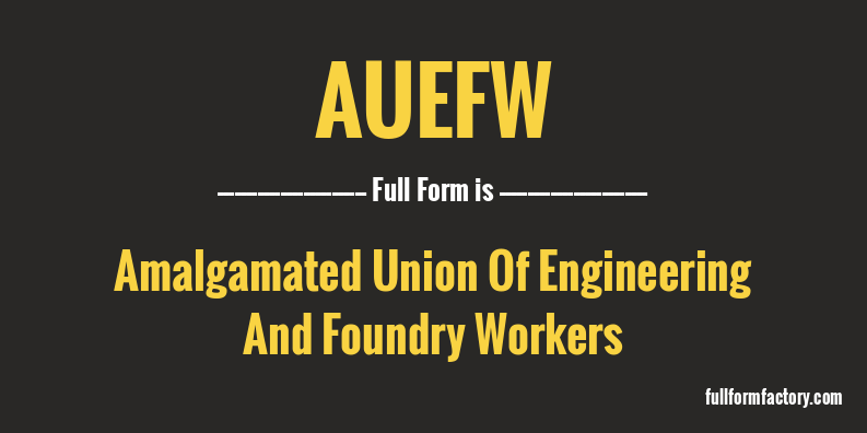 auefw-full-form