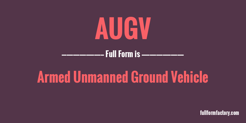 augv-full-form