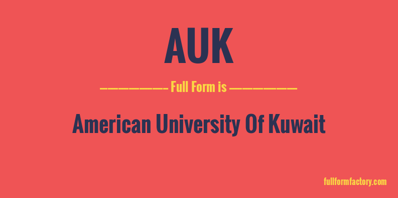 auk-full-form