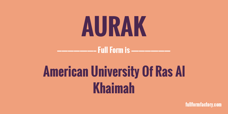 aurak-full-form
